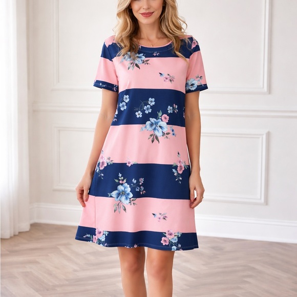 Size Medium 3pc Bundle Sweater Corduroy Pants Floral Dress - Picture 5 of 5